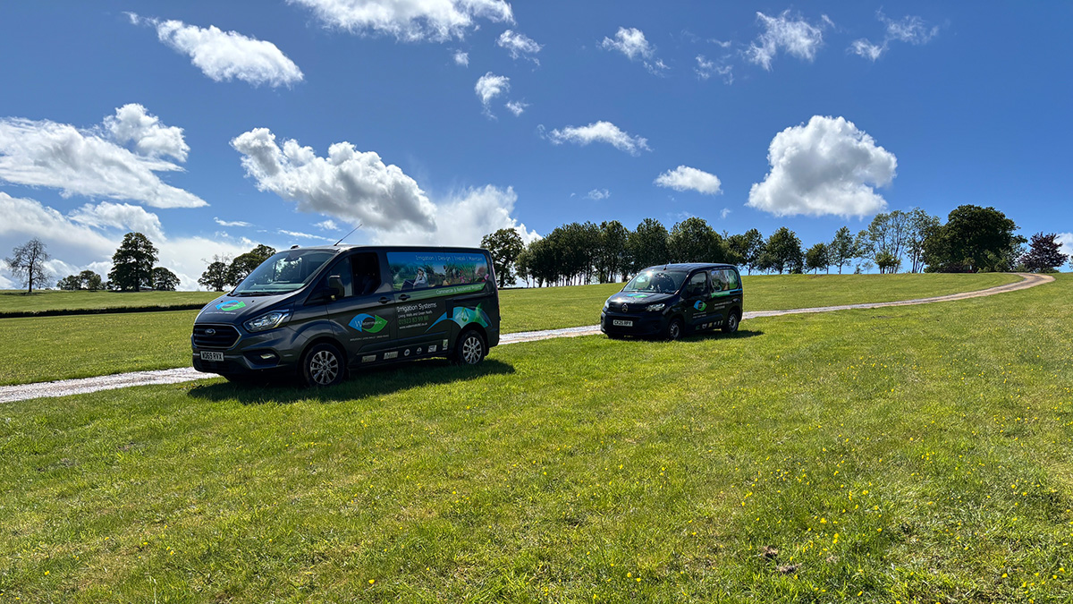 Professional irrigation system Watermatic Team On site